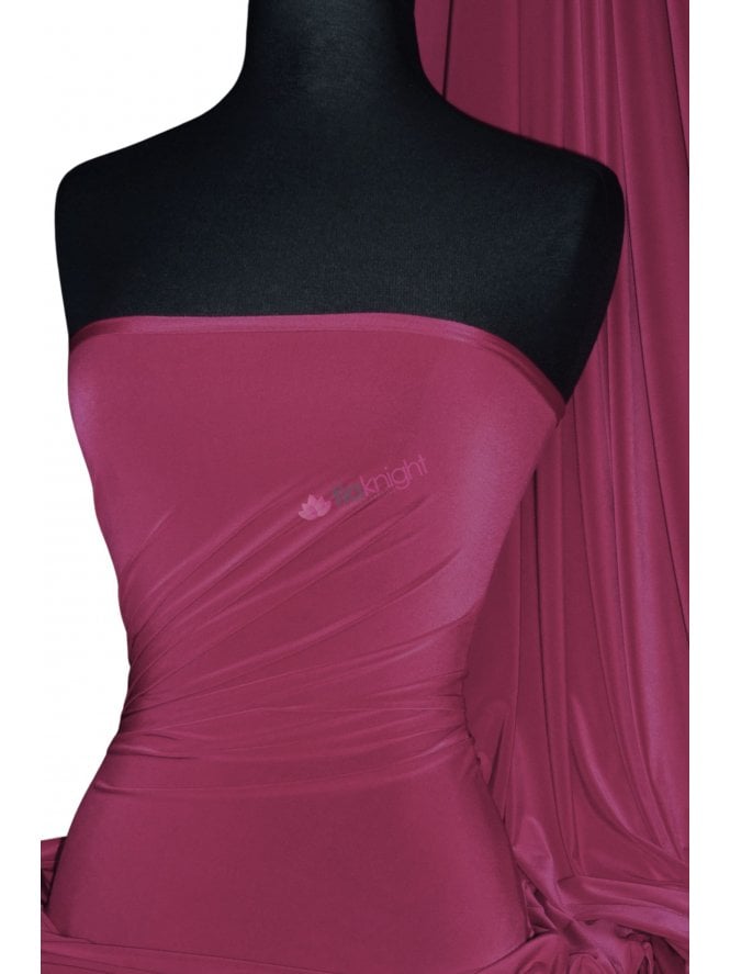 Silk Touch 4 Way Stretch Fabric- Wine Q53 WN