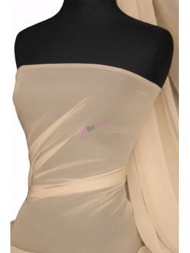 Silky Sheer Chiffon Fabric- Stone Q727 STN