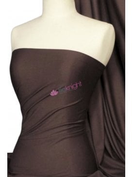 Single Jersey Knit 100% Light Cotton T-Shirt Fabric- Brown Q1249 BR