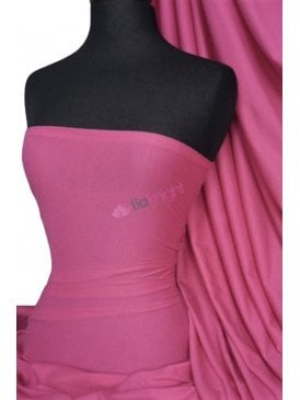  Single Jersey Knit 100% Light Cotton T-Shirt Fabric- Cerise Q1249 CRS