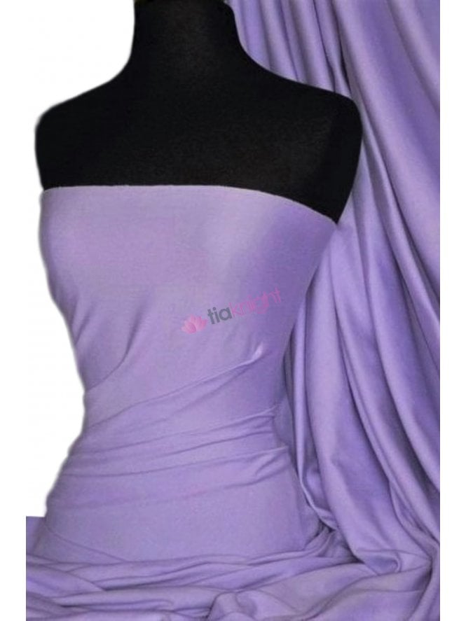 Single Jersey Knit 100% Light Cotton T-Shirt Fabric- Lavender Q1249 LVD