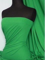 Single Jersey Knit 100% Light Cotton T-Shirt Fabric- Leaf Green Q1249 LFGR