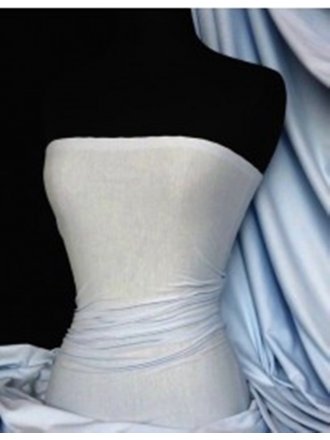 Single Jersey Knit 100% Light Cotton T-Shirt Fabric- Sky Blue Q1249 SKBL