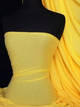 Single Jersey Knit 100% Light Cotton T-Shirt Fabric- Yellow Q1249 YL