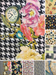 Smooth Touch Woven Stretch Fabric- Assorted Prints