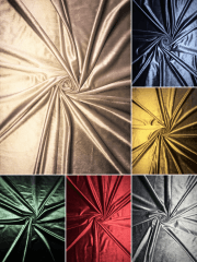 Smooth Velvet Luxury Pile Upholstery Ottoman Fabric- SQ396
