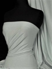 Soft Fine Rib 100% Cotton Knit Material- Cloud Grey Q61 CGR
