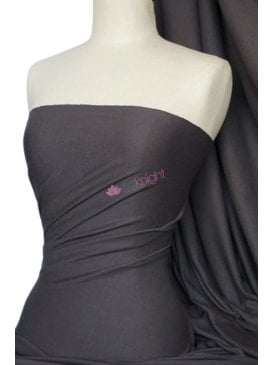 Soft Fine Rib 100% Cotton Knit Material- Platinum Grey Q61 PTGR