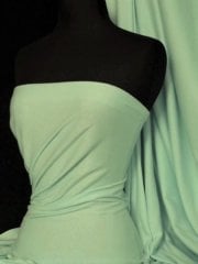 Soft Fine Rib 100% Cotton Knit Material - Soft Mint Q61 SMNT
