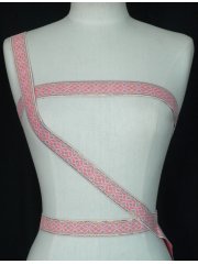 Soft Pink Paisley Trimming