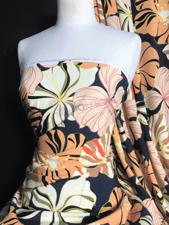Soft Polyester Dress & Blouse Fabric- Midsummer Night SQ443 NYPCH