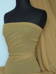 Soft Touch (112 cms) Sheer Chiffon Fabric- New Beige SQ30 NBG