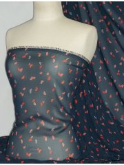 Soft Touch Sheer Fabric - Georgette Kissy Face PCH27 NYRD