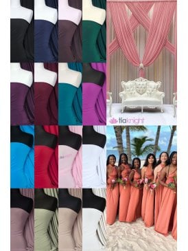 Soft Touch Stretchy Dressmaking Decor Fabric- Q36T