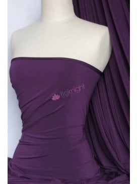 Soft Touch Stretchy Fabric- Aubergine Q36 AUB