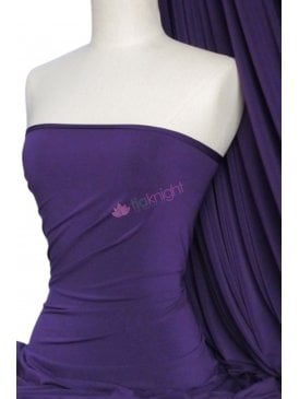 Soft Touch Stretchy Fabric- Cadbury Purple Q36 CDB