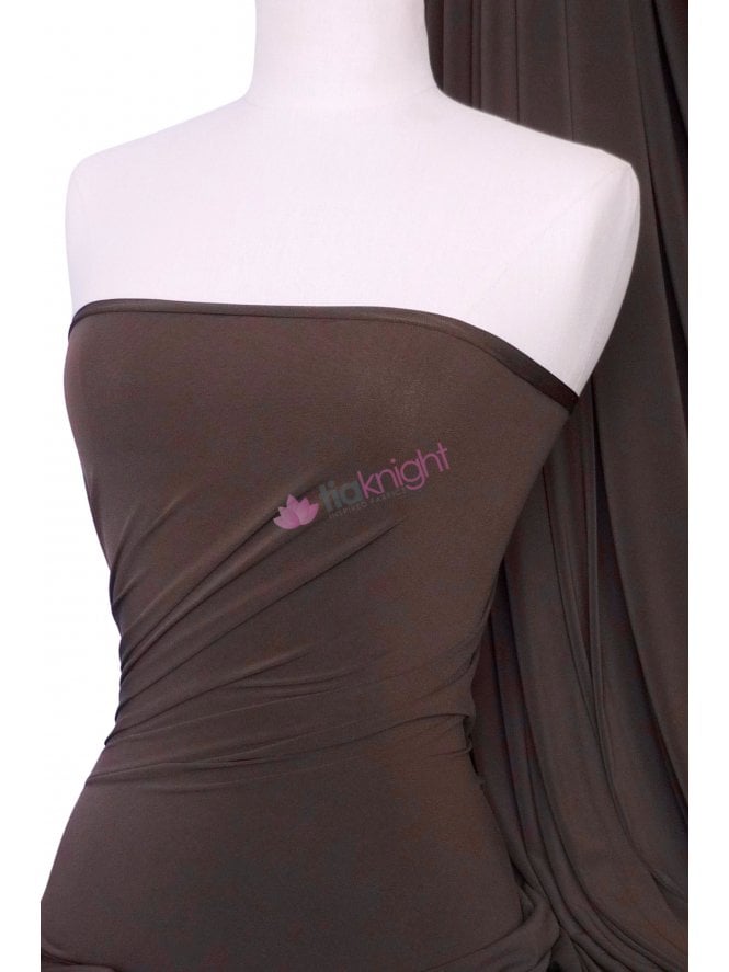 Soft Touch Stretchy Fabric- Chocolate Brown Q36 CHBR