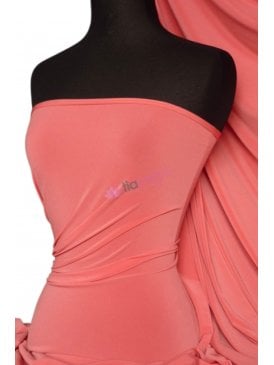Soft Touch Stretchy Fabric- Coral Q36 CRL