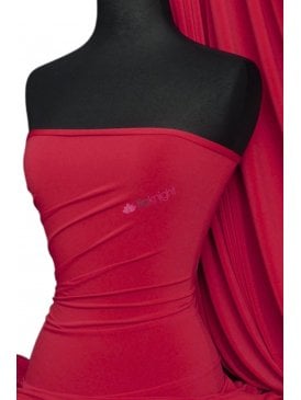 Soft Touch Stretchy Fabric- Deep Red Q36 DPRD