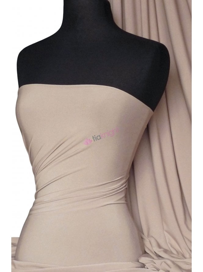 Soft Touch Stretchy Fabric- Light Stone Q36 LSTN