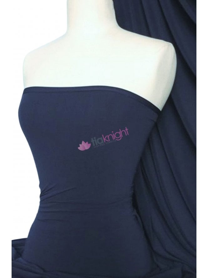 Soft Touch Stretchy Fabric- Navy Q36 NY