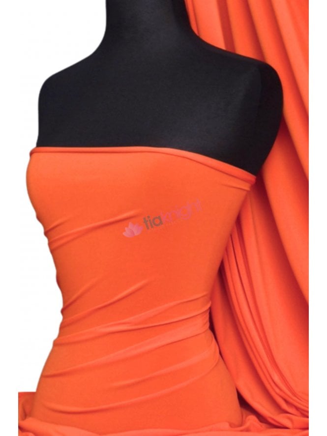 Soft Touch Stretchy Fabric- Orange Q36 OR