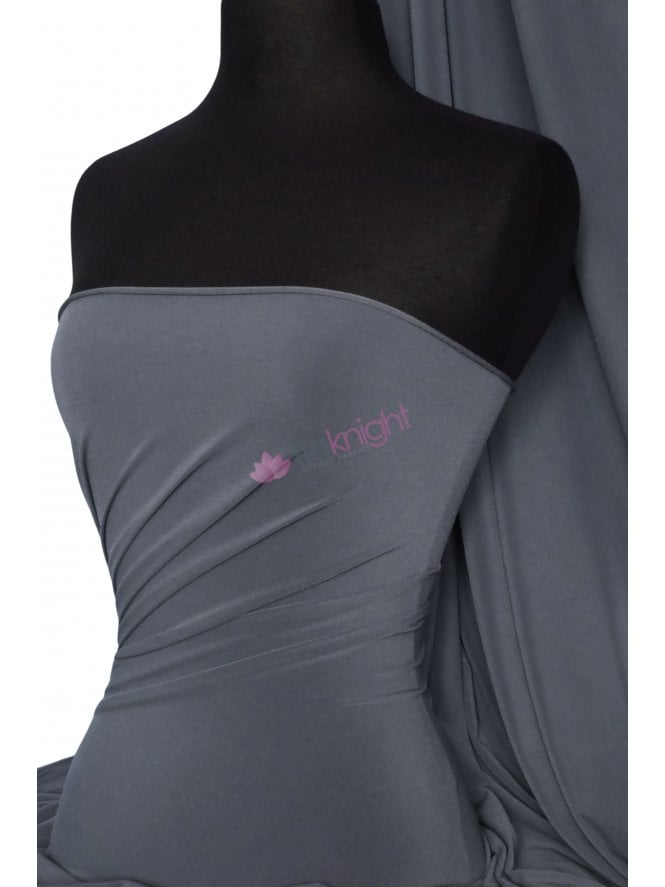 Soft Touch Stretchy Fabric- Platinum Grey Q36 PTGR