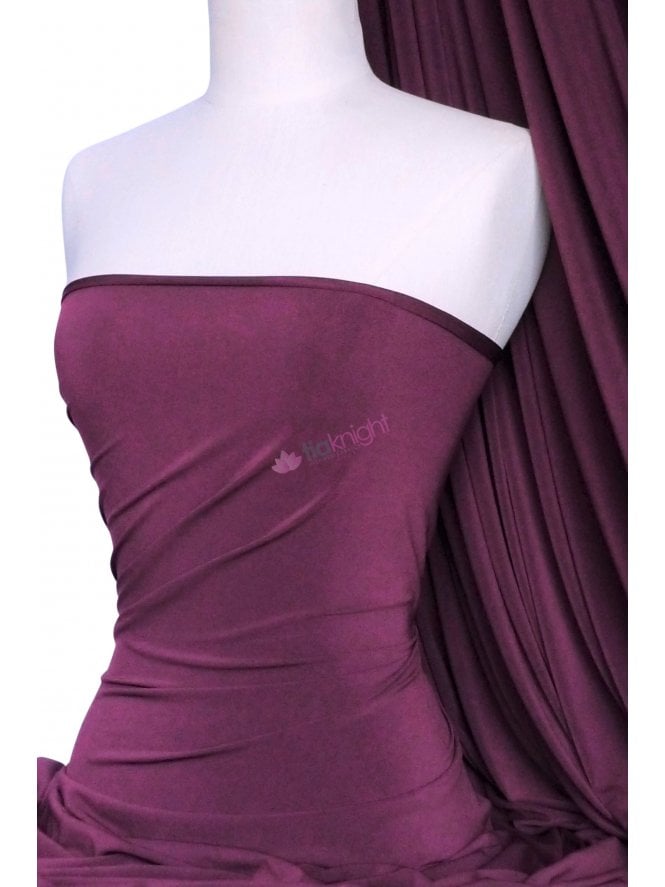 Soft Touch Stretchy Fabric- Plum Q36 PLM