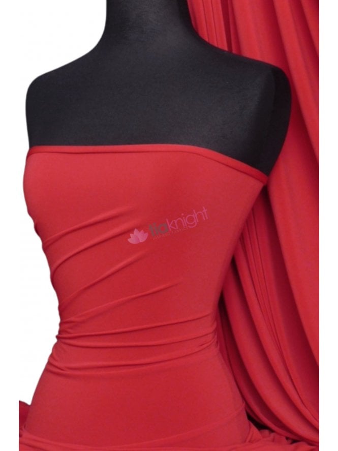 Soft Touch Stretchy Fabric- Red Q36 RD