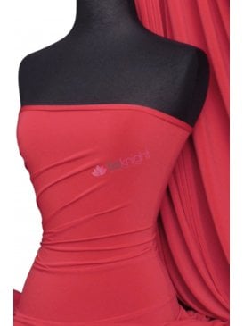 Soft Touch Stretchy Fabric- Tomato Red Q36 TRD