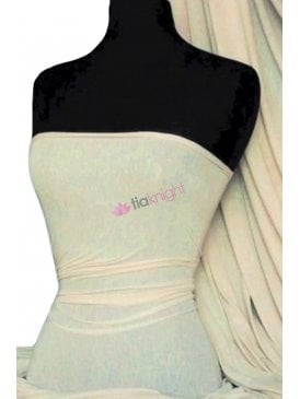 Spun Poly Viscose Light Weight Stretch Fabric- Almond PVSC ALM