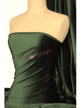 Steam Velvet Stretch Fabric- Khaki SV157 KH