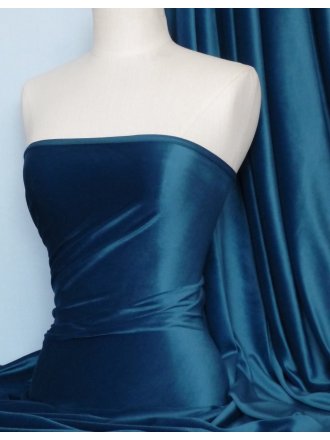 Steam Velvet Stretch Fabric- Teal SV157 TL