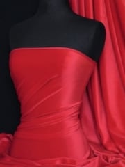 Steam Velvet Stretch Fabric- Tomato Red SV157 TMRD