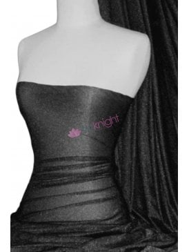 Subtle Silver Shimmer 4 Way Stretch Fabric - Charcoal Grey SQ54 CHGR