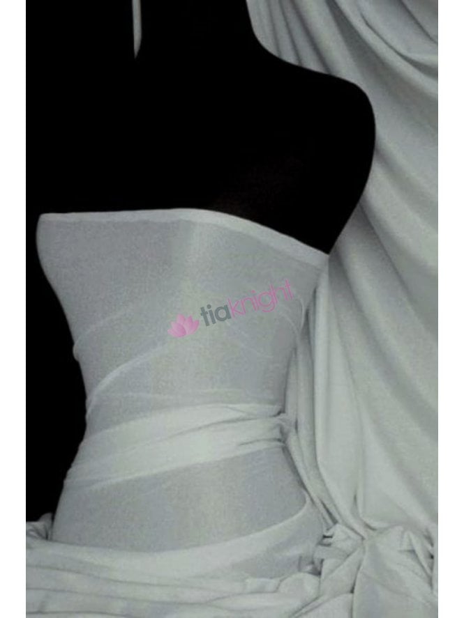 Subtle Silver Shimmer 4 Way Stretch Fabric - Silver Grey SQ54 SLV
