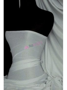 Subtle Silver Shimmer 4 Way Stretch Fabric - Silver Grey SQ54 SLV