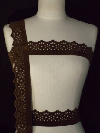 Suede Trim- Brown SY202 BR