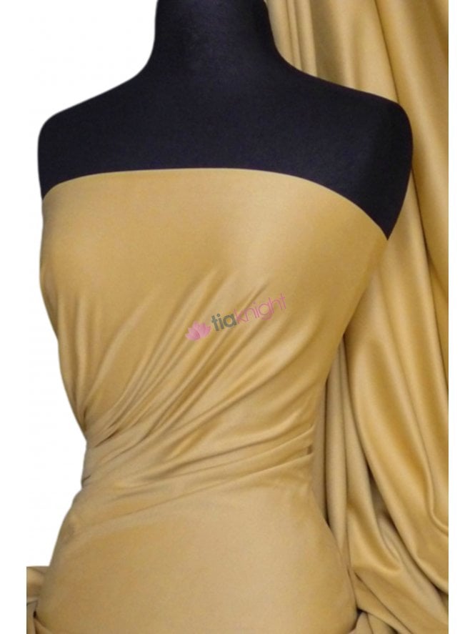 Suedette Stretch Fabric Material- Light Camel Q503 LTCML