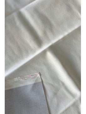Suedette Upholstery Heavy Crafts Material- White SQ1035 WHT
