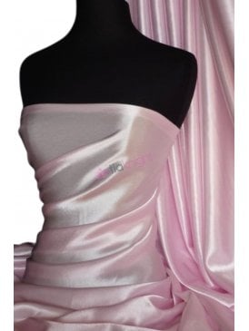 Super Soft Satin Fabric- Baby Pink Q710 BPN