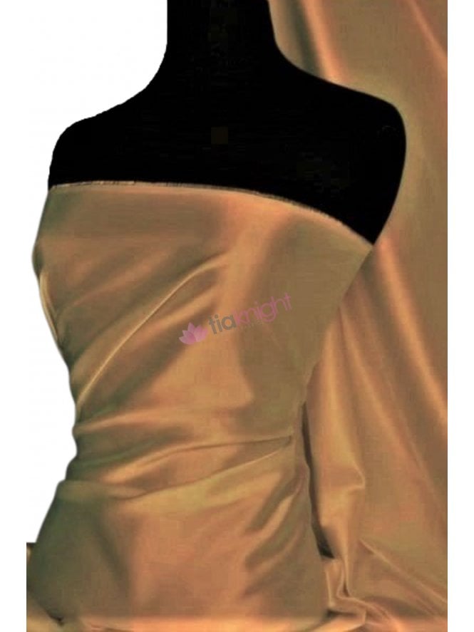 Super Soft Satin Fabric- Camel Q710 CML