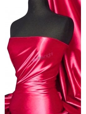 Super Soft Satin Fabric- Dark Fuchsia Q710 DFUCH
