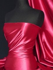 Super Soft Satin Fabric- Fuchsia Q710 FUCH