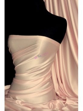 Super Soft Satin Fabric- Peach Q710 PCH