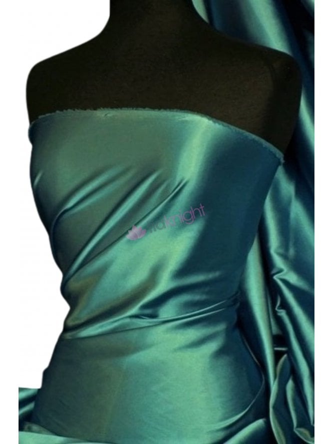 Super Soft Satin Fabric- Peacock Q710 PCK