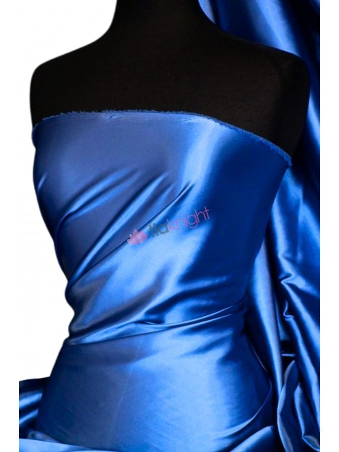 Super Soft Satin Fabric- Royal Blue Q710 RBL