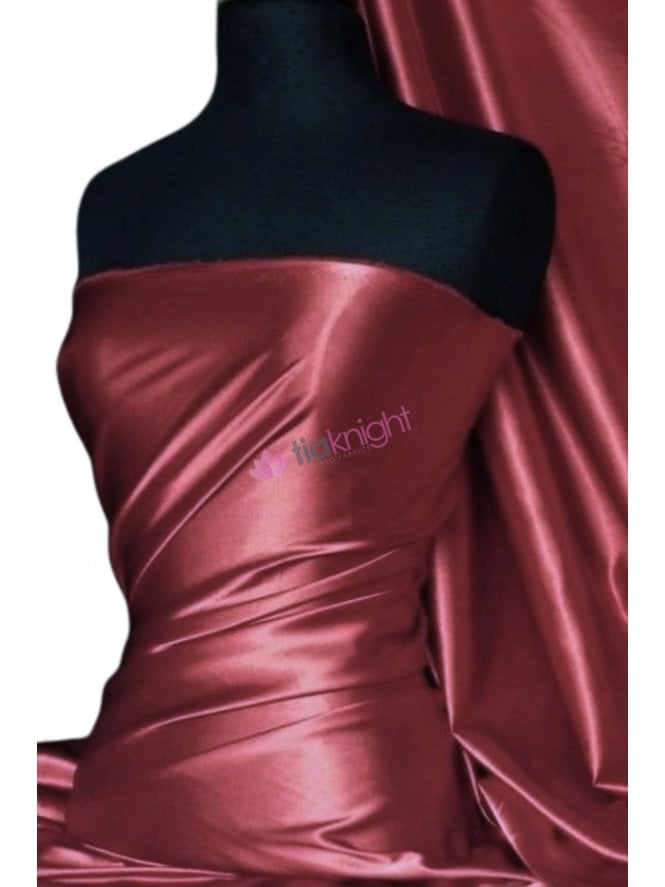 Super Soft Satin Fabric- Wine Q710 WN