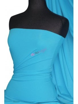 Super Stretch Matte Nylon Lycra Shape Wear Fabric- Turquoise SQ138 TQS