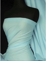 Superior Cotton Poplin Stretch Fabric NHS/ Hospital Scrubs Material- Duck Egg Blue SQ423 DUBL